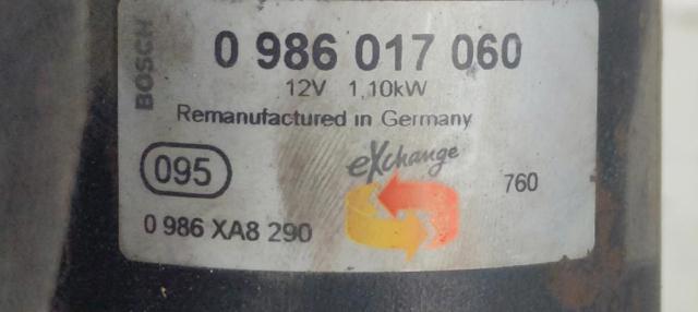 0986017060 FORD Motor de arranque  en stock Gandía