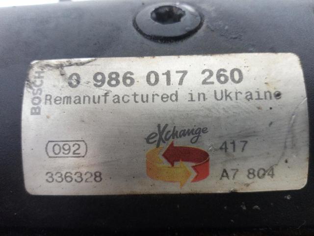 0986017260 MERCEDES Motor de arranque  comprar en Lleida