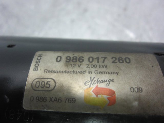 0986017260 MERCEDES Motor de arranque  disponible Vigo