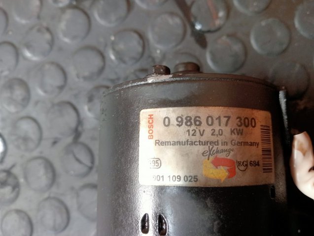 0986017300 Motor de arranque comprar Girona