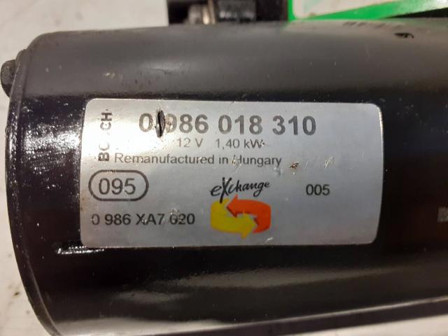 0986018310 PEUGEOT Motor de arranque comprar Madrid