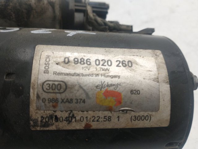 VAG 0986020260 Motor de arranque comprar Barcelona