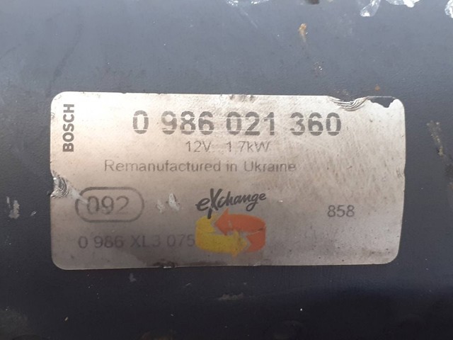 MERCEDES 0986021360 Motor de arranque  comprar en Ponferrada