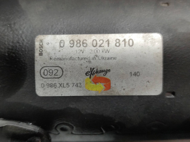 FORD 0986021810 Motor de arranque comprar Barcelona