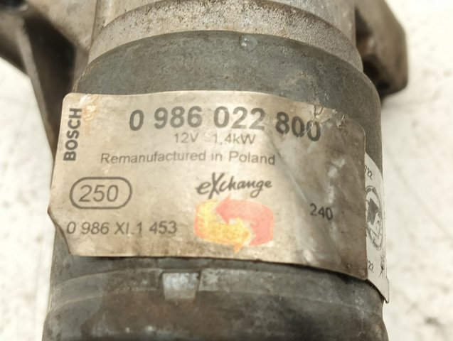 0986022800 Motor de arranque  disponible Burgos