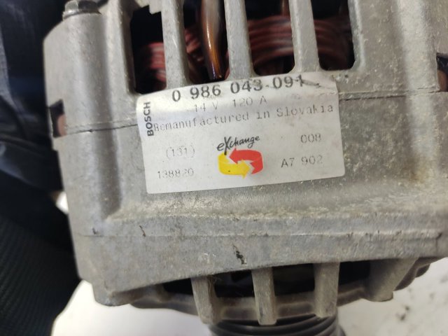 0986043091 Alternador  en stock Castellón