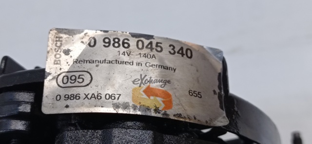 0986045340 VAG Alternador  disponible Vigo