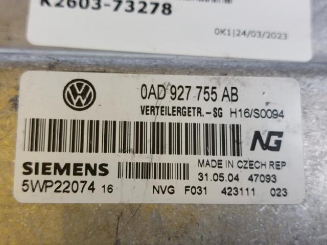 0AD927755AB Módulo de control de la caja de transferencia  en stock Sabadell