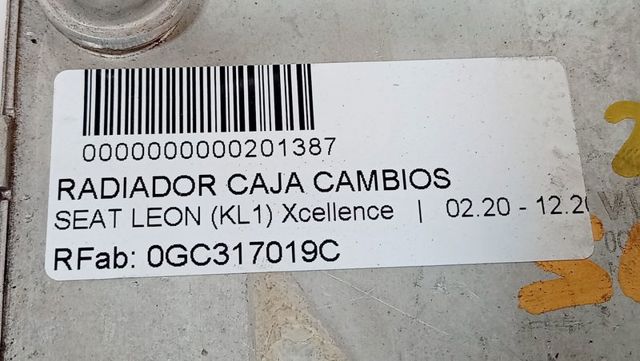 0GC317019C Radiador de refrigeración de la transmisión  comprar en Pontevedra