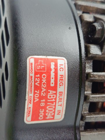 0K2A218300 Alternador  en stock Castellón