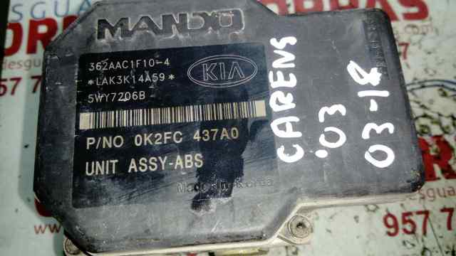 HYUNDAI 0K2FC437A0 Módulo hidráulico de ABS  comprar en Murcia