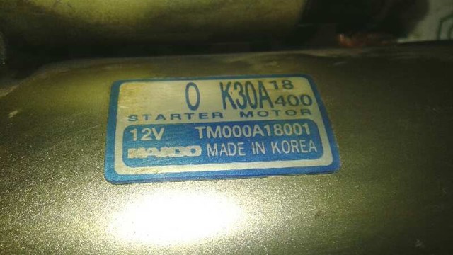 0K30A18400 Motor de arranque  disponible Málaga
