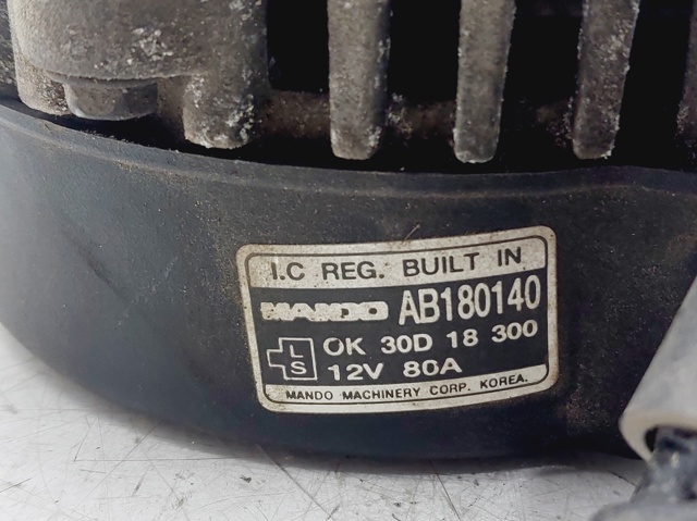 HYUNDAI 0K30D18300 Alternador  disponible Valladolid