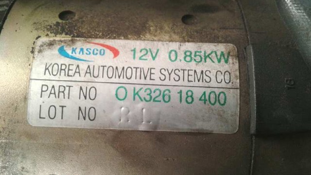 0K32618400 Motor de arranque comprar Girona