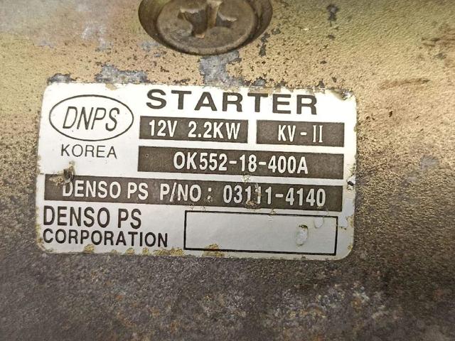 0K55218400A HYUNDAI Motor de arranque comprar Bilbao