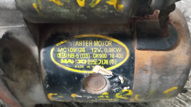 HYUNDAI 0K90018400 Motor de arranque  en stock Salamanca