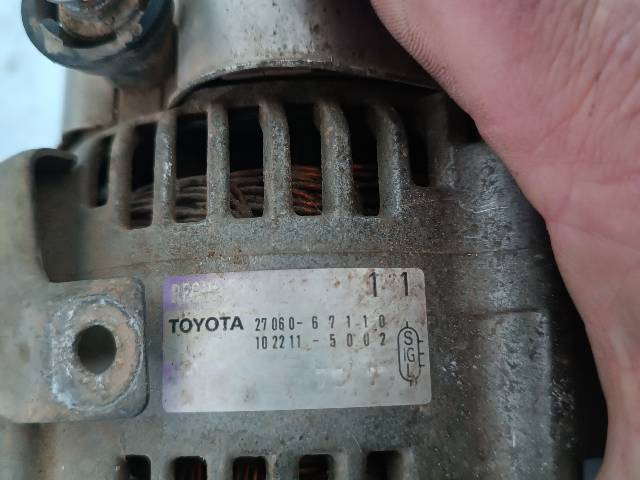 1022115002 TOYOTA Alternador  disponible Vigo