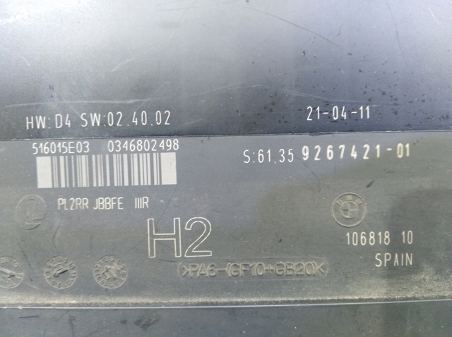 Bloque confort BMW 3 E92