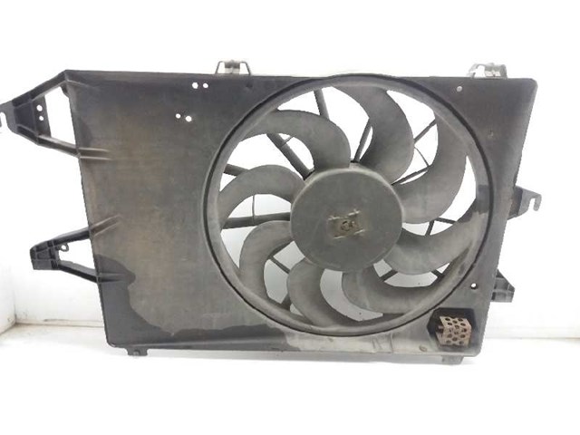 Difusor de radiador, ventilador de refrigeración, condensador del aire acondicionado, completo con motor y rodete 1102258 Ford
