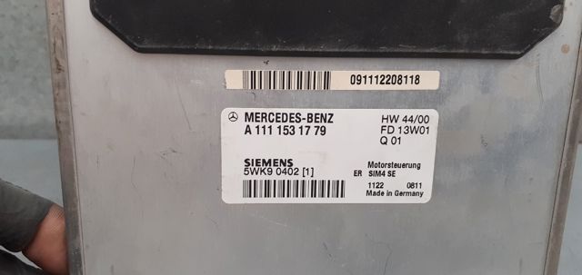 Módulo de control del motor Mercedes C  (CL203)