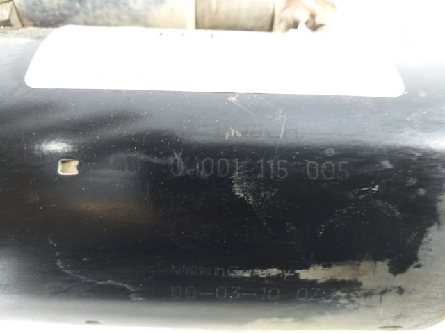 MERCEDES 1121510001 Motor de arranque  en stock Terrassa