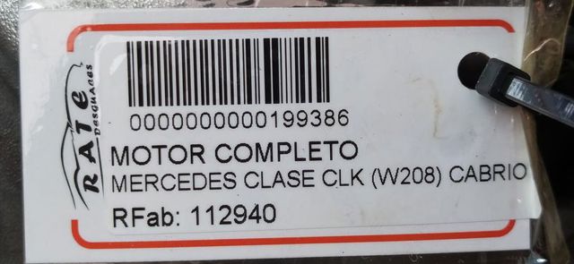 MERCEDES 112940 Motor completo  en stock Terrassa