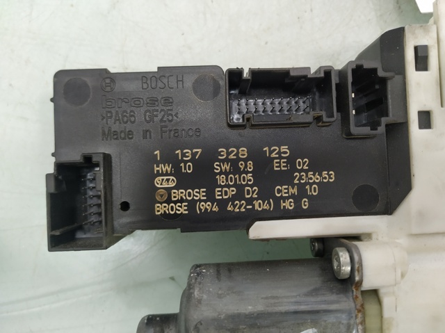 1137328125 PEUGEOT Motor del elevalunas de la puerta delantera izquierda  comprar en Jaén