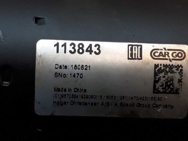 Motor arranque para opel meriva a limusina 1.3 cdti (e75) z13dt 113843