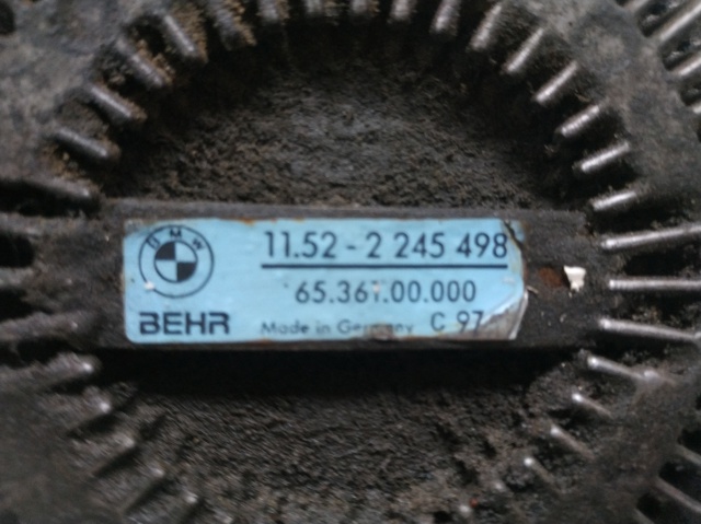 Embrague, ventilador del radiador Opel Omega 25, 26, 27
