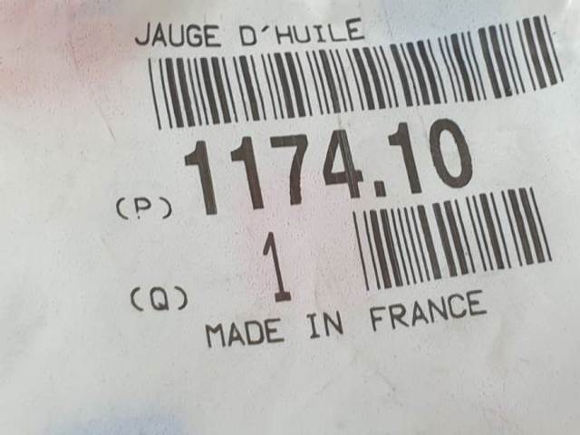 117410 PEUGEOT Varilla indicadora de nivel de aceite del motor  comprar en Jaén