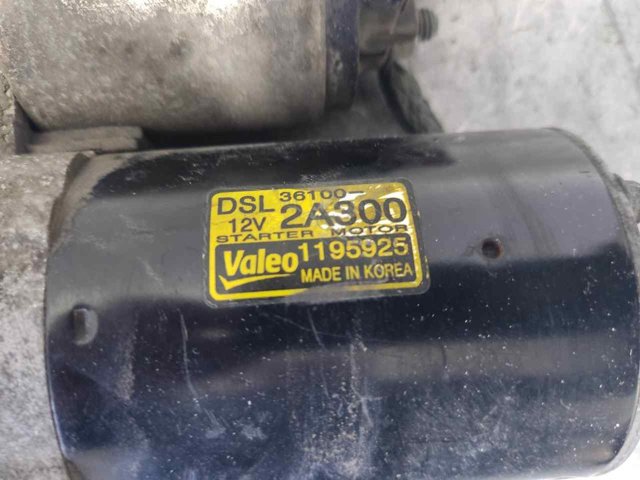1195925 HYUNDAI Motor de arranque  en stock Huelva