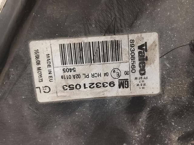 1216152 OPEL Faro derecho  en stock Gandía