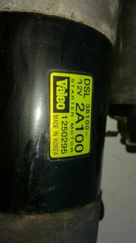 1250295 Motor de arranque  en stock Granada