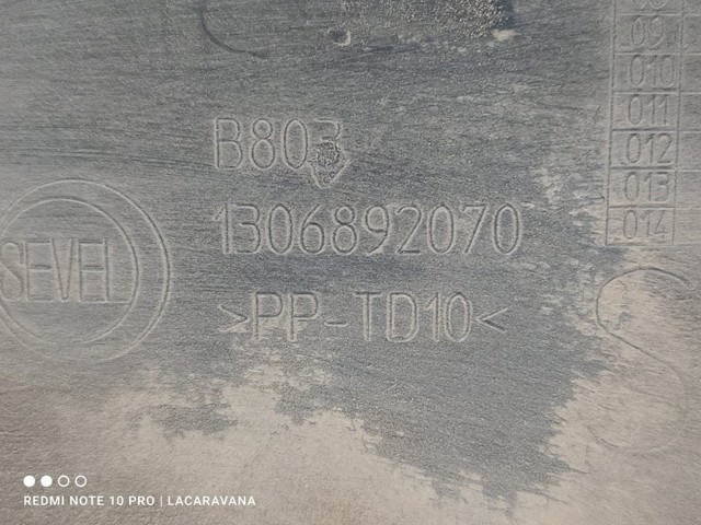 PEUGEOT 1306892070 Moldura exterior central izquierda del pilar de la carrocería  comprar en Murcia