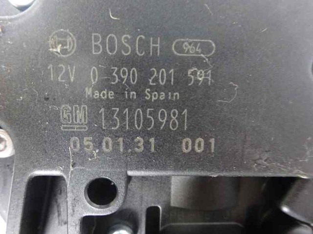 Motor limpia trasero para opel astra h gtc 1.6 (l08) z16xep 13105981