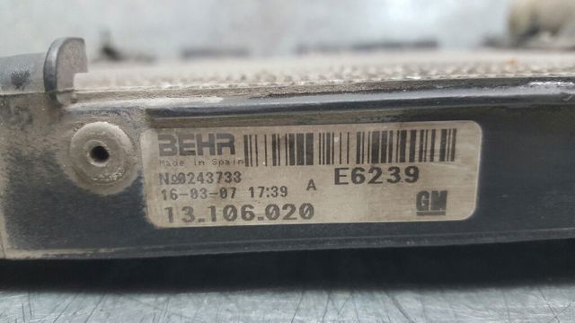 13106020 OPEL Condensador aire acondicionado  en stock Gandía