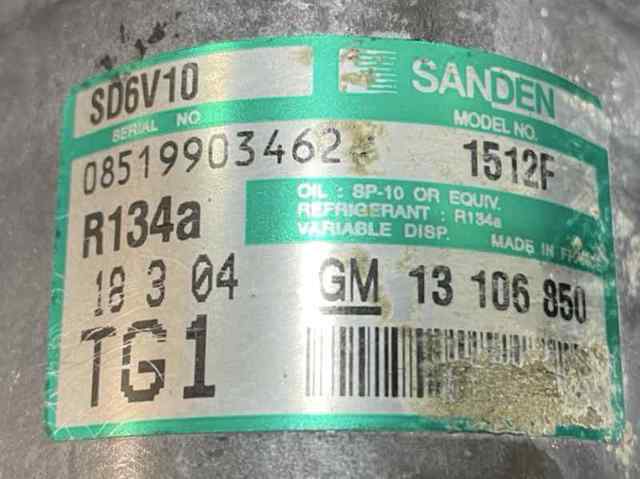 OPEL 13106850 Compresor de aire acondicionado  disponible España