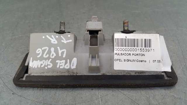 Manecilla de puerta de maletero exterior 13107621 OPEL