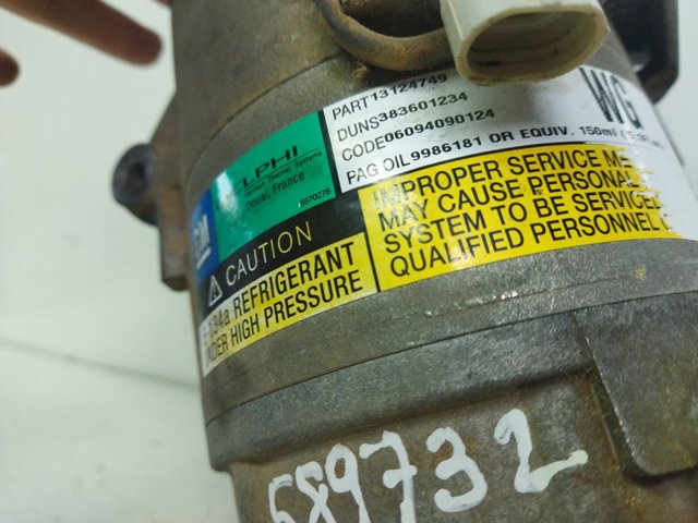 13124749 Compresor de aire acondicionado  en stock Sabadell