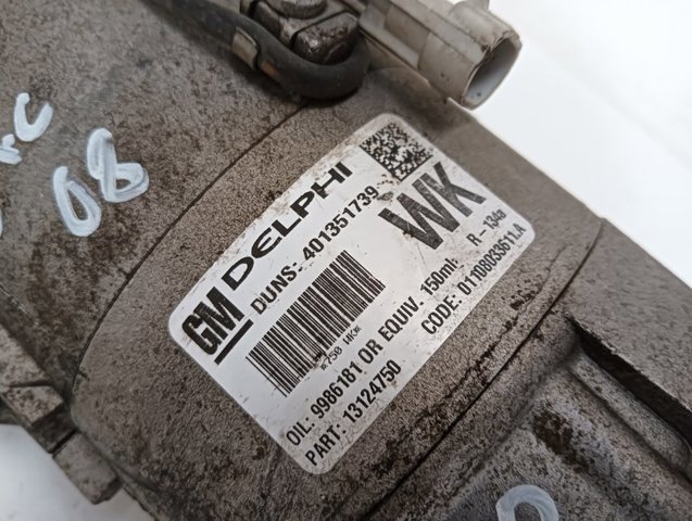 OPEL 13124750 Compresor de aire acondicionado comprar Barcelona