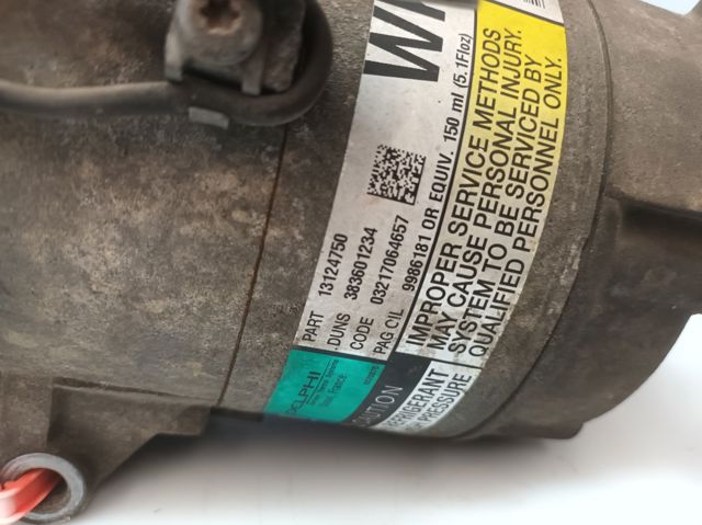 OPEL 13124750 Compresor de aire acondicionado  en stock Terrassa