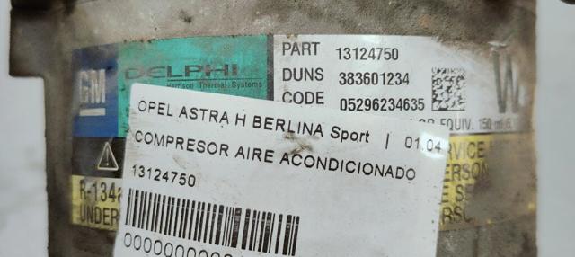 13124750 OPEL Compresor de aire acondicionado  disponible Vigo