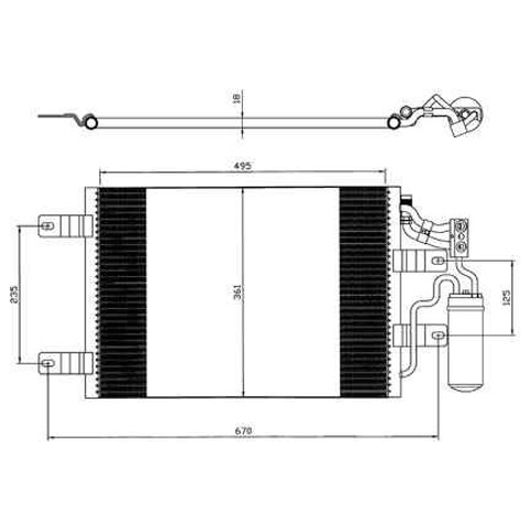 OPEL 13128931 Condensador aire acondicionado comprar Tarragona