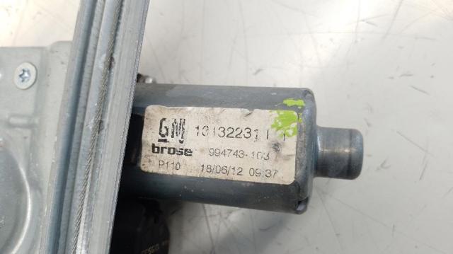 13132231 OPEL Mecanismo de elevalunas de la puerta trasera izquierda  en stock Gandía