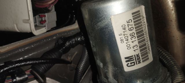 Columna de dirección 13136672 OPEL