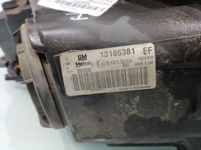 13186381EF OPEL Faro izquierdo comprar Alcalá