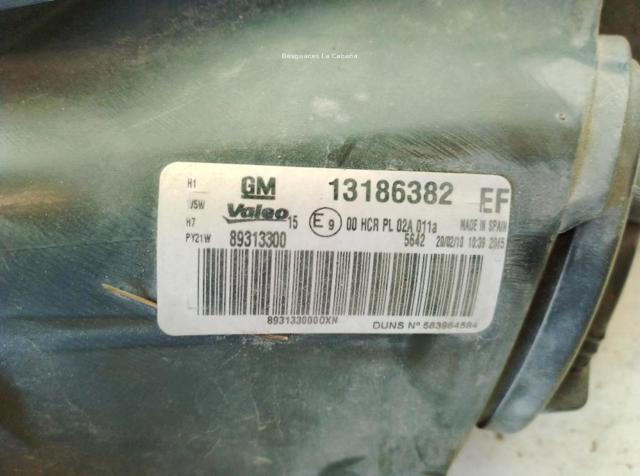13186382 OPEL Faro derecho  comprar en Lleida
