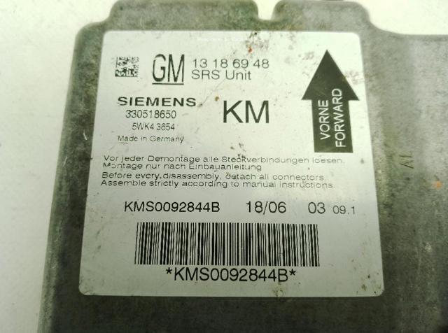 13186948 Módulo de control de airbag  disponible Málaga