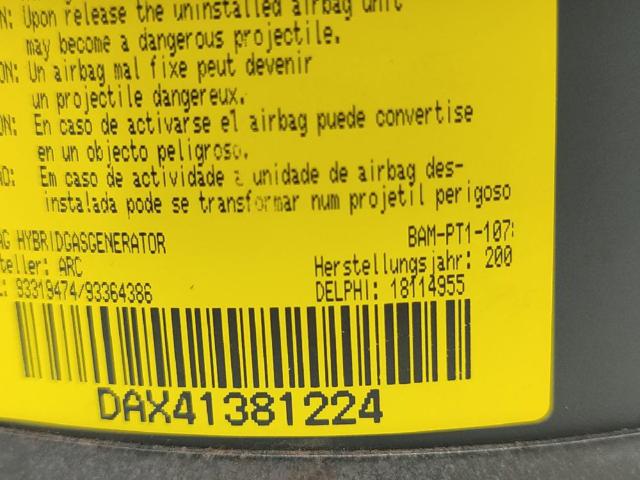 OPEL 13188242 Airbag del conductor  comprar en Murcia