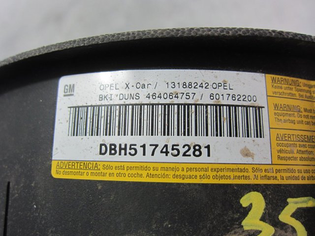 13188242 OPEL Airbag de volante comprar Alcalá